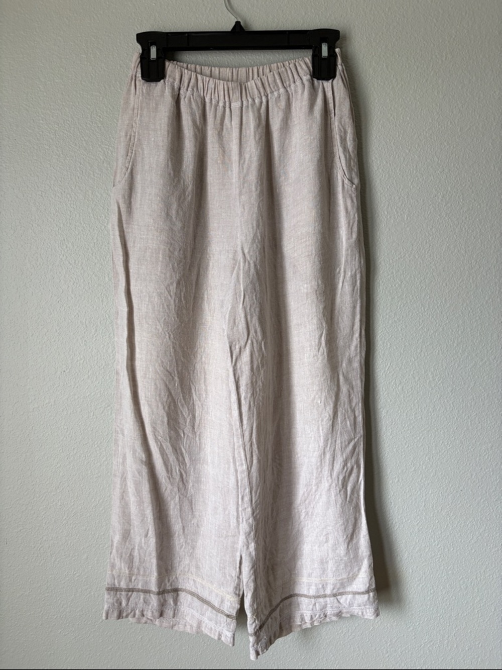 Flax | Natural Beige Flax Linen Pants